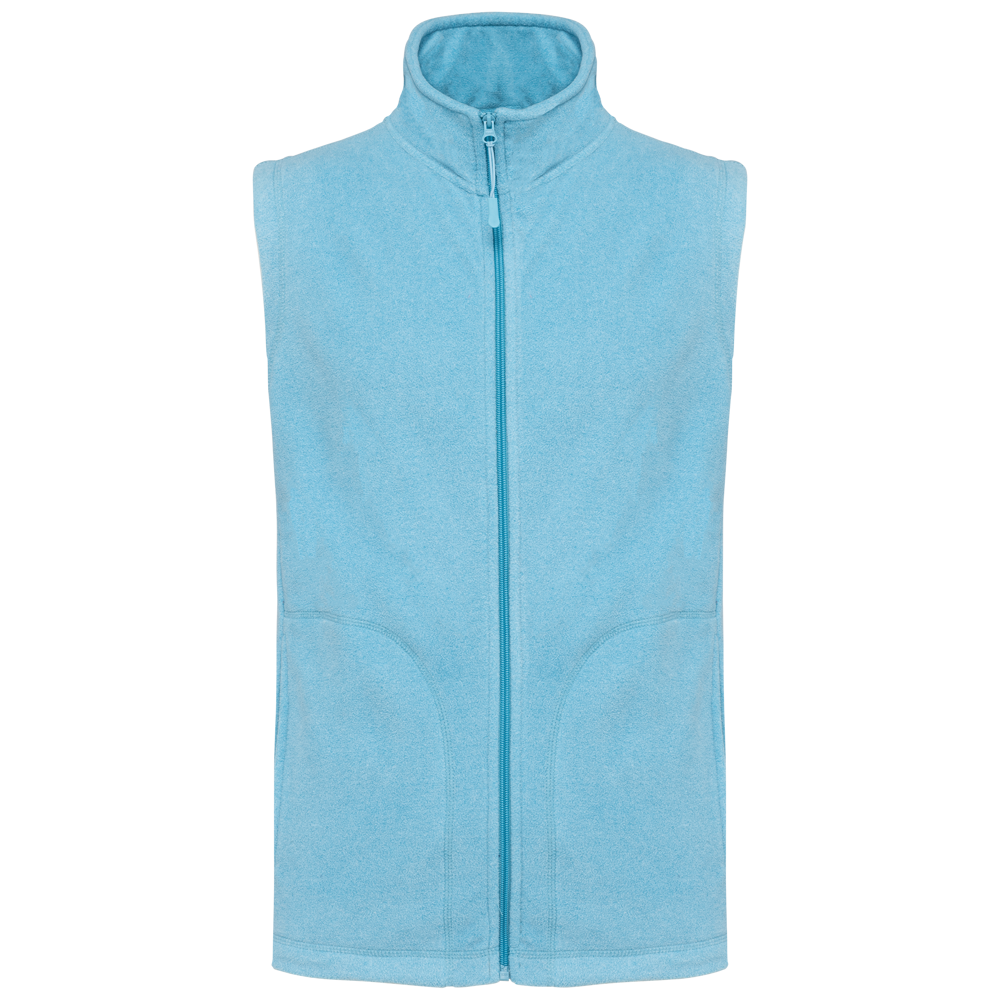 - Bodywarmer van microfleece heren - Cloudy blue heather