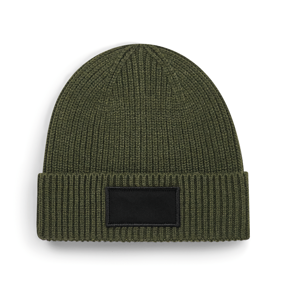 B442R - Trendy muts met patch - Military Green / Black